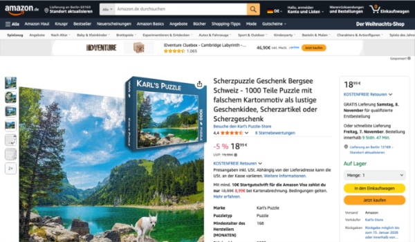 Amazon FBA Shop / Product Listing