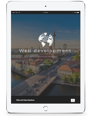 Webdesign und Website erstellen lassen Berlin für iPad